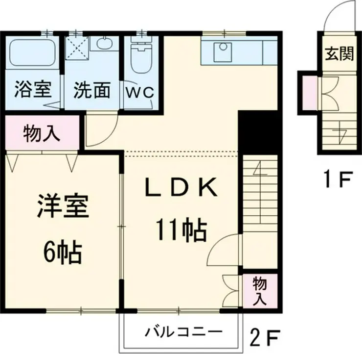 ヴェール西東京 2階階 間取り