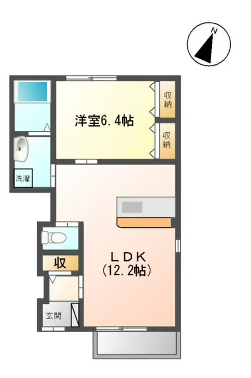 アンシャンテ 1階階 間取り