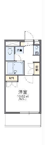 レオパレスヒルズ日野(1K/3階)の間取り写真