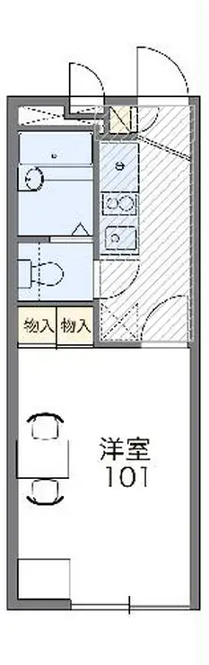 レオパレスソフィア II 2階階 間取り