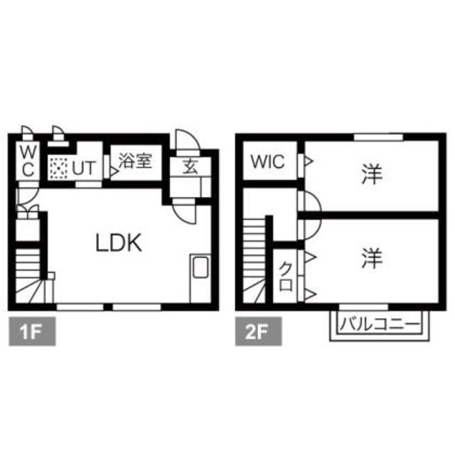 ＦｏｒｅｓｔＭａｉｓｏｎＪ(2LDK)の間取り写真