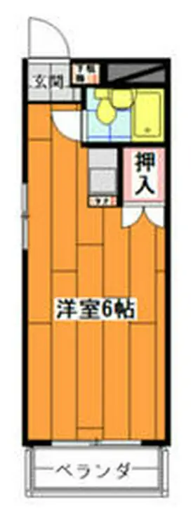山下コーポ 3階階 間取り