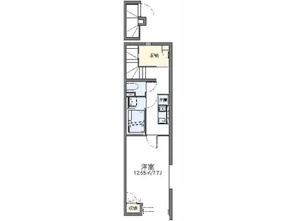 レオネクストHINO(1K/2階)の間取り写真