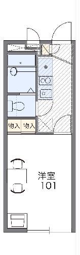 レオパレスT 113(1K/3階)の間取り写真