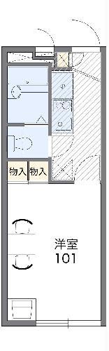 レオパレスフェニックス(1K/2階)の間取り写真