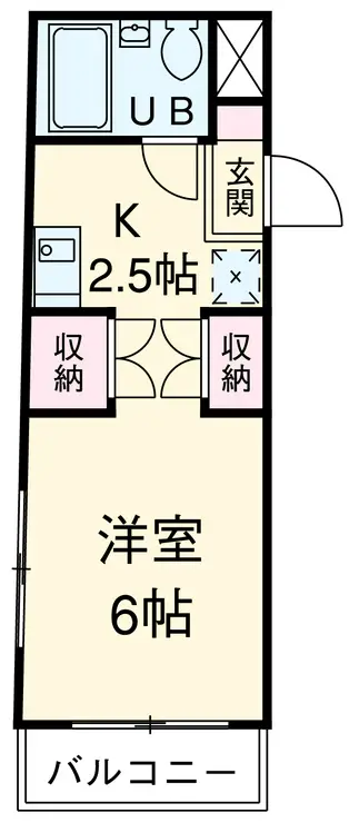 ヴェルデ多摩川 2階階 間取り
