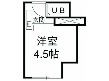 MAISON DAITO(ワンルーム/3階)の間取り写真