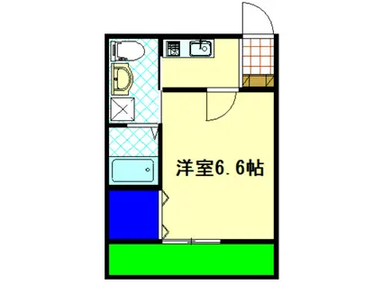 SPADE/(1K/1階)の間取り写真