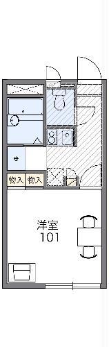 レオパレスECHO(1K/3階)の間取り写真