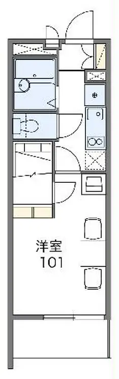 レオパレスOHYATO II 1階階 間取り