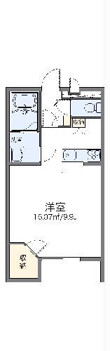 レオパレス双柳3番館(1K/2階)の間取り写真