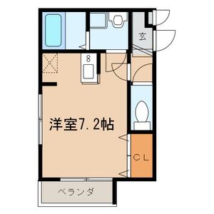 京浜東北・根岸線 大宮駅(埼玉) 徒歩14分 3階建 築22年(ワンルーム/1階)の間取り写真