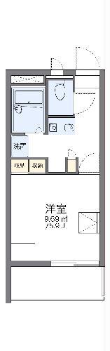 レオパレスグランエスポワール(1K/2階)の間取り写真