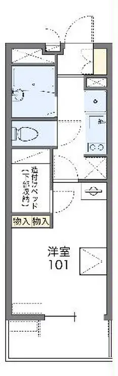 レオパレスエレカーサ 3階階 間取り