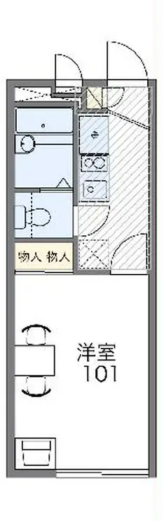 レオパレスFUJIMI 2階階 間取り