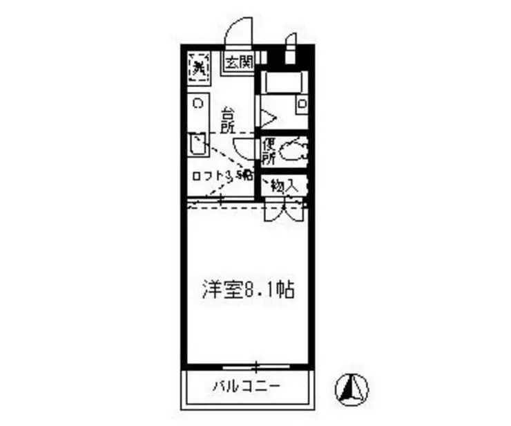 アイリス船橋 2階階 間取り