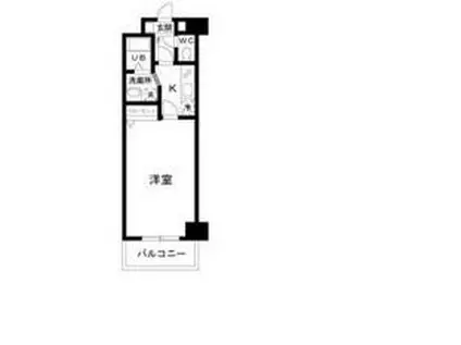 第3OTAビル(1K/4階)の間取り写真