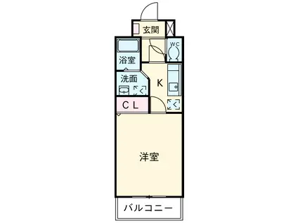 第3OTAビル(1K/5階)の間取り写真