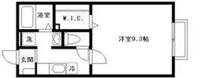 スクエアオーワダ 2階階 間取り