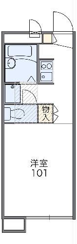 レオパレスヴィラコロンナⅠ(1K/2階)の間取り写真
