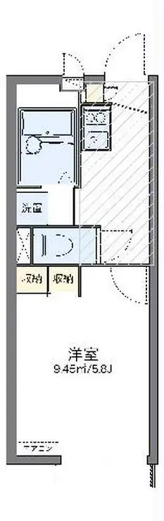 レオパレストリメゾン 1階階 間取り