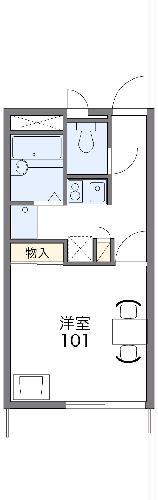 レオパレスラフィネ(1K/2階)の間取り写真