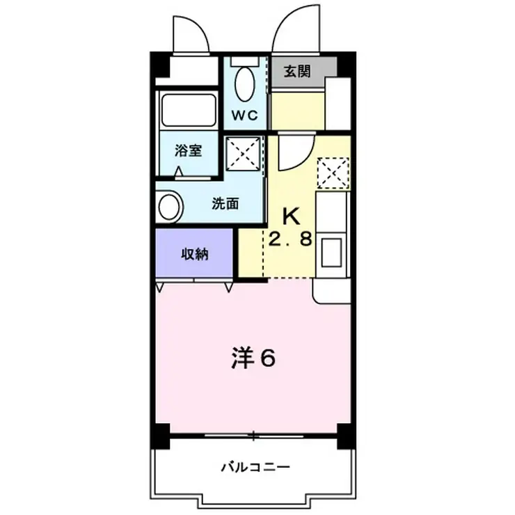 第2和光ヒルズ 4階階 間取り