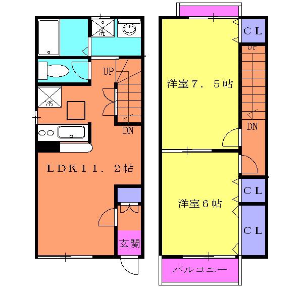 ＢＲＥＥＺＥ(2LDK)の間取り写真