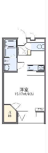 レオネクスト大安2(1K/3階)の間取り写真