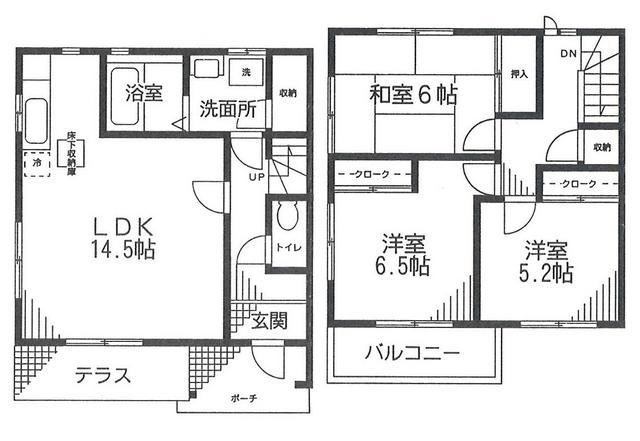 アイリス参番館(3LDK)の間取り写真