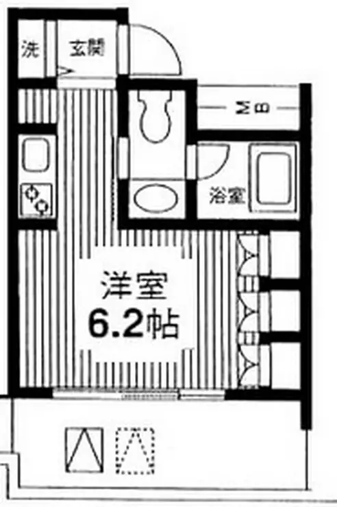 ヴィルラフィーネ東新宿 4階階 間取り