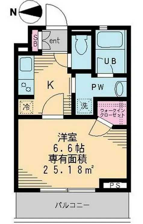 セレリーオ・ニッコー 5階階 間取り