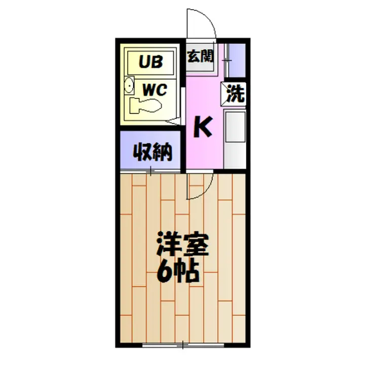 グリーンヒル西村 1階階 間取り