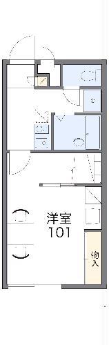 レオパレスエスペランサ(1K/2階)の間取り写真