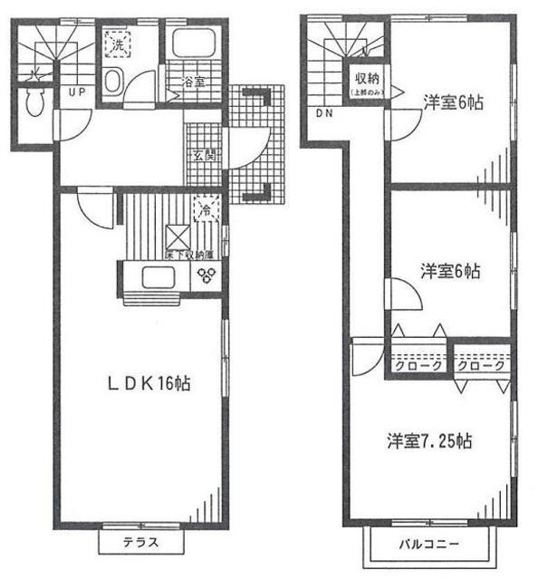 マルテカーサ-Ａ(3LDK)の間取り写真