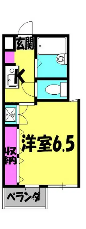 リスガーテラス 1階階 間取り