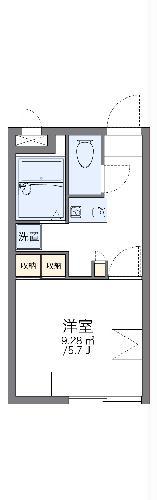 レオパレスKMティーダ(1K/2階)の間取り写真