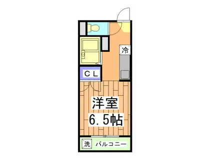 レジデンス・オザック(1K/1階)の間取り写真