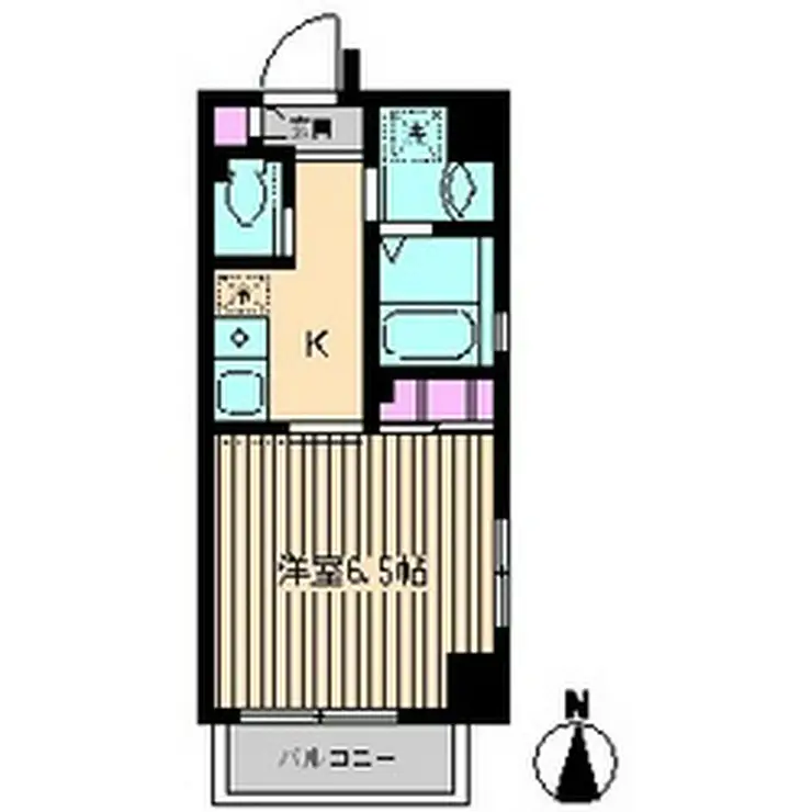 アーク五反田 1階階 間取り