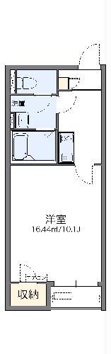レオネクスト翔(1K/2階)の間取り写真