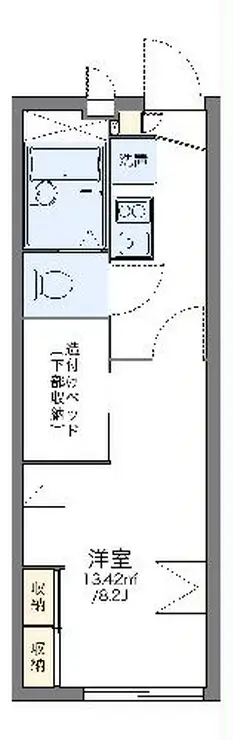 レオパレス緑町 2階階 間取り