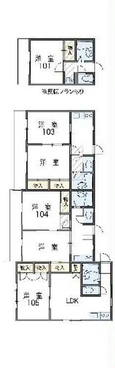 レオパレス大宮第19 2階階 間取り