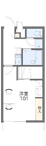 レオパレスSAITOH(1K/2階)の間取り写真