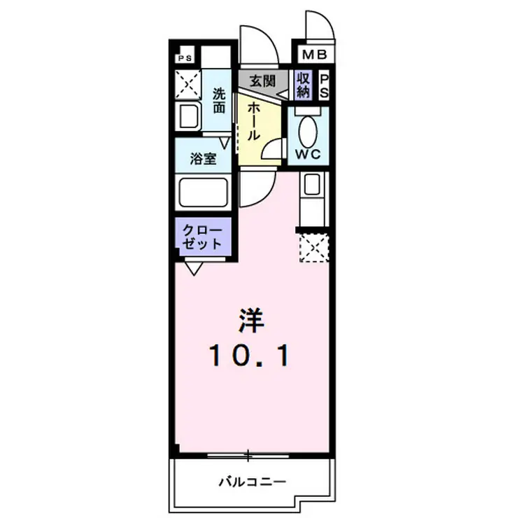 サニーハイム 1階階 間取り
