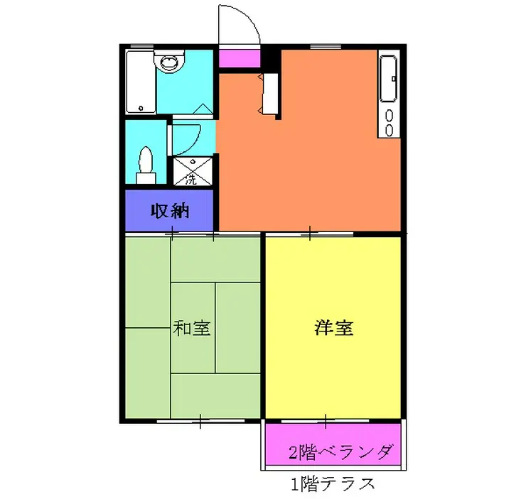 フォレストマーサ 2階階 間取り