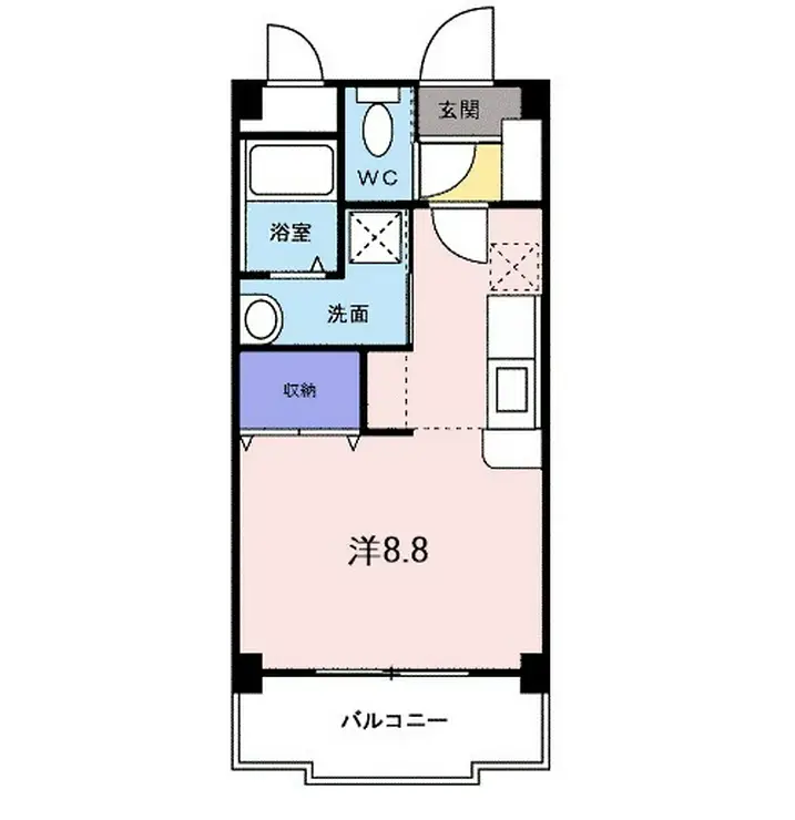 第2和光ヒルズ 2階階 間取り