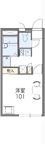 レオパレスSATO(1K/2階)の間取り写真