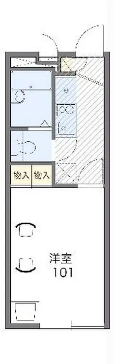 レオパレスコンフォート 2階階 間取り
