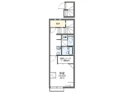 レオネクストエンブレム並榎(1K/2階)の間取り写真