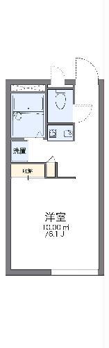 レオパレスみずき(1K/2階)の間取り写真